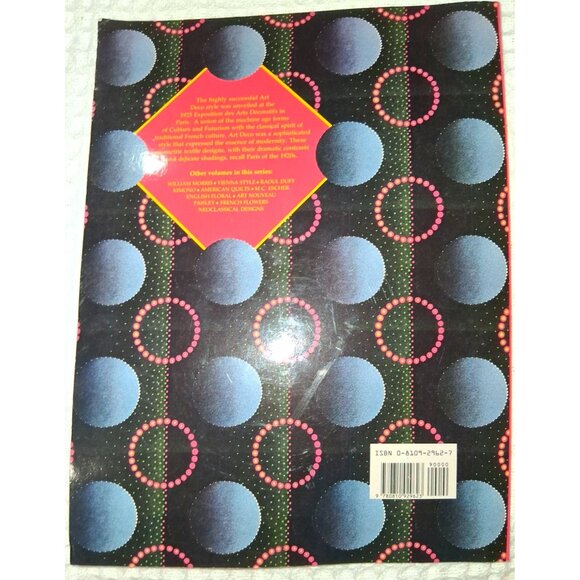 Giftwraps By Artists: Art Deco Holiday Designs Book With 16 Tear-Out Sheets - Picture 10 of 12